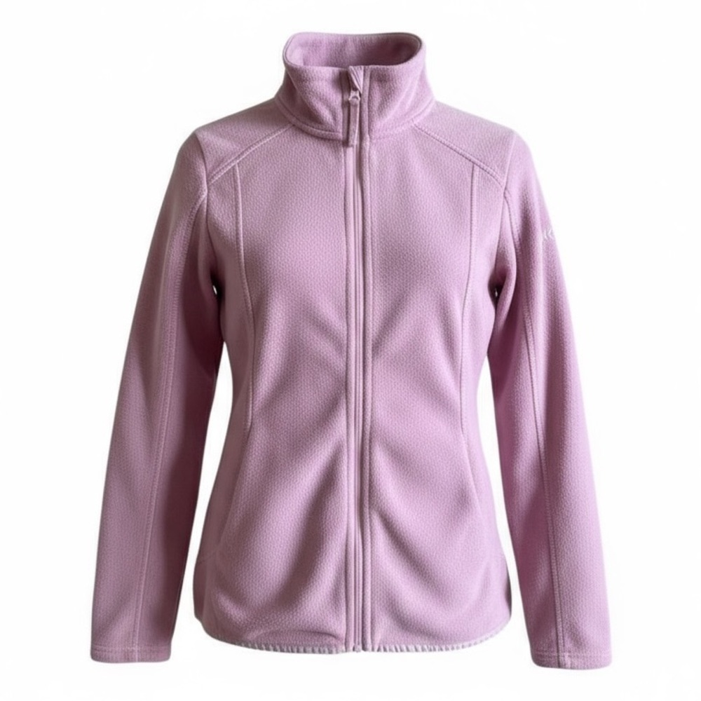 Roxy Soft Full Zip Fleece Jacket Winter Ski Outdoor Top Light Pink Youth 14 XL